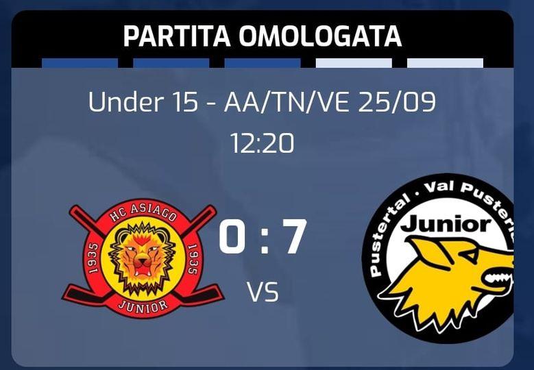 NON PERVENUTI
Recap U15